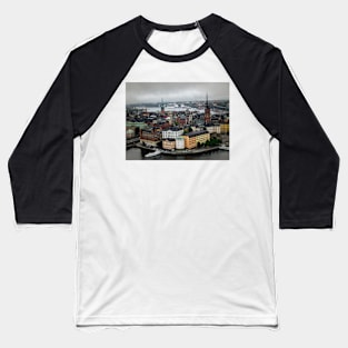 Rainy Stockholm Baseball T-Shirt